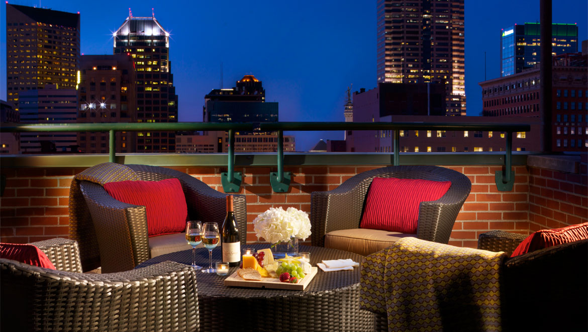 Indianapolis Downtown Restaurants  Omni Severin Hotel