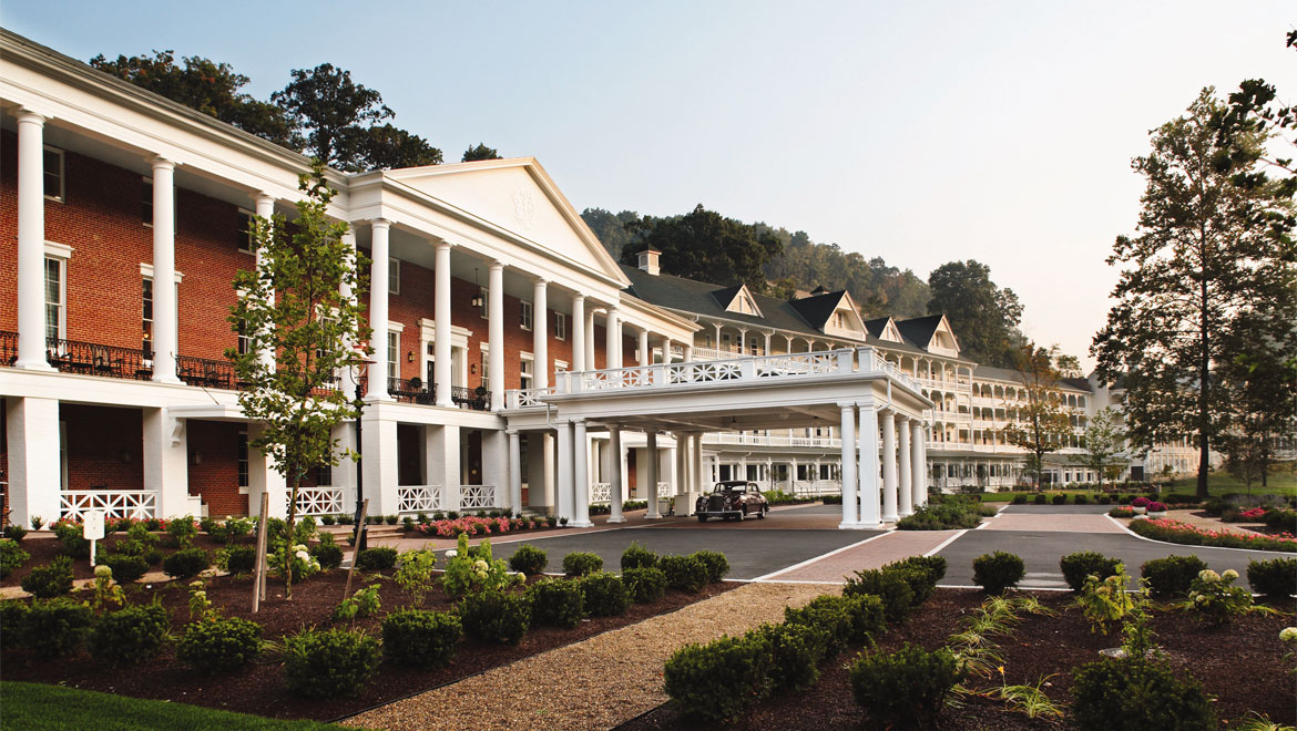 Bedford Springs Resort exterior during the day 