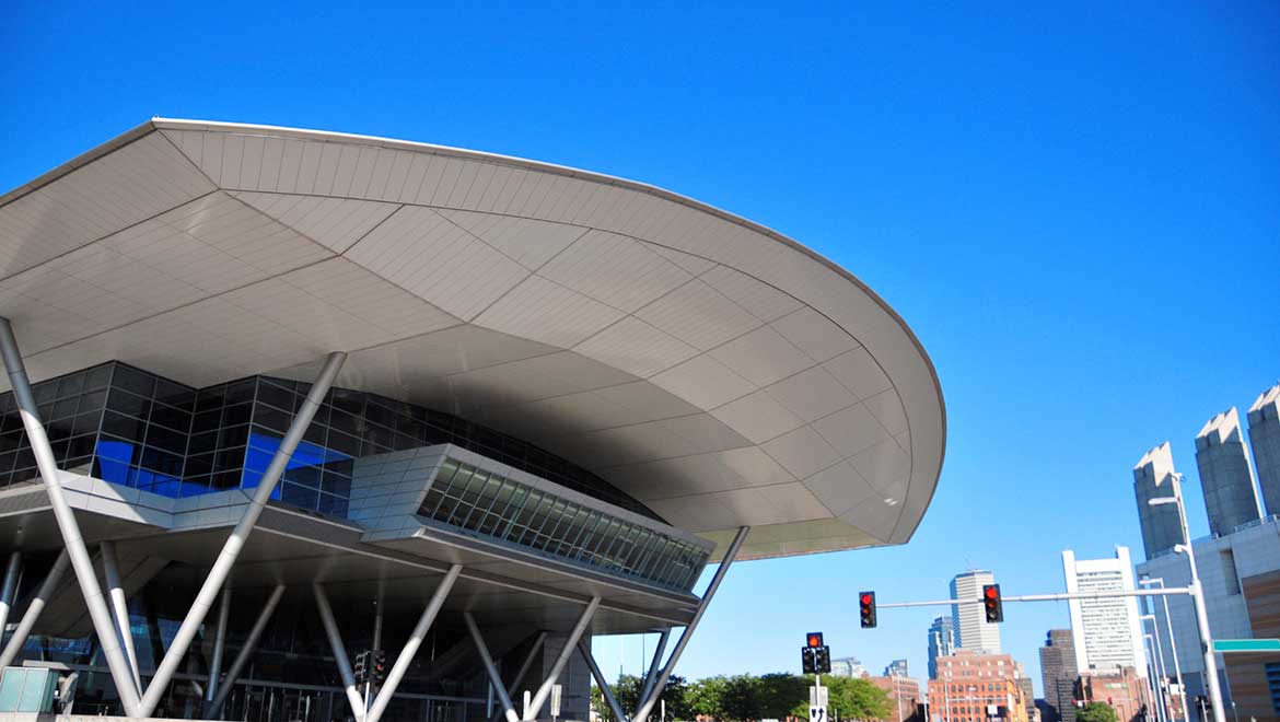 View of the convention center exterior