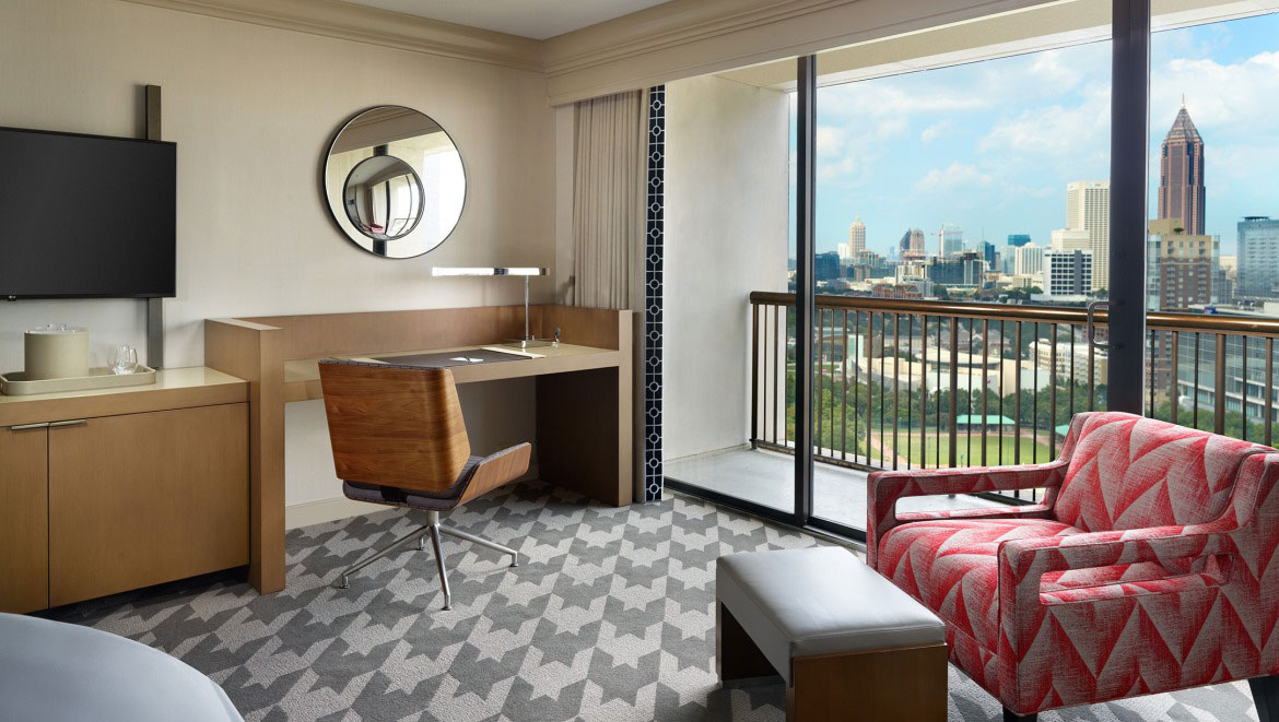 Luxury Hotels In Atlanta Accommodations Omni Cnn Center