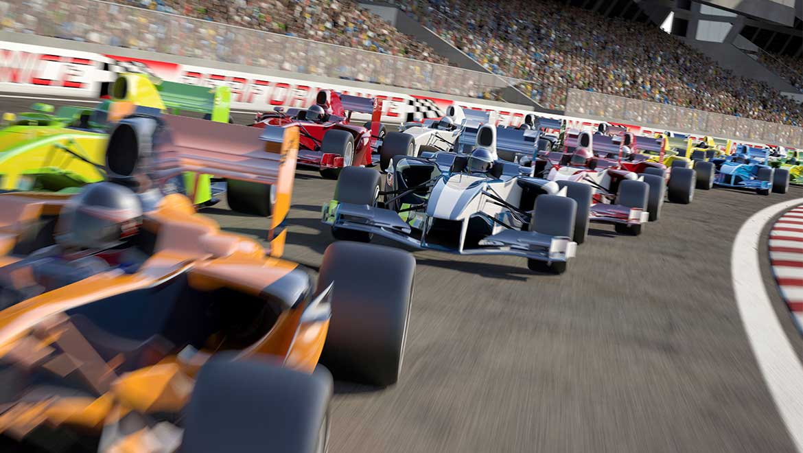 f1 series racecars
