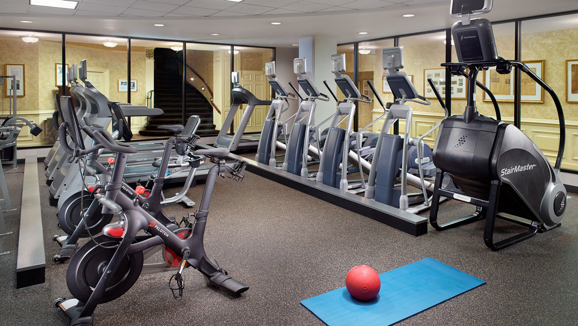 Fitness center equipment