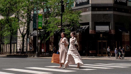 Two women shopping 