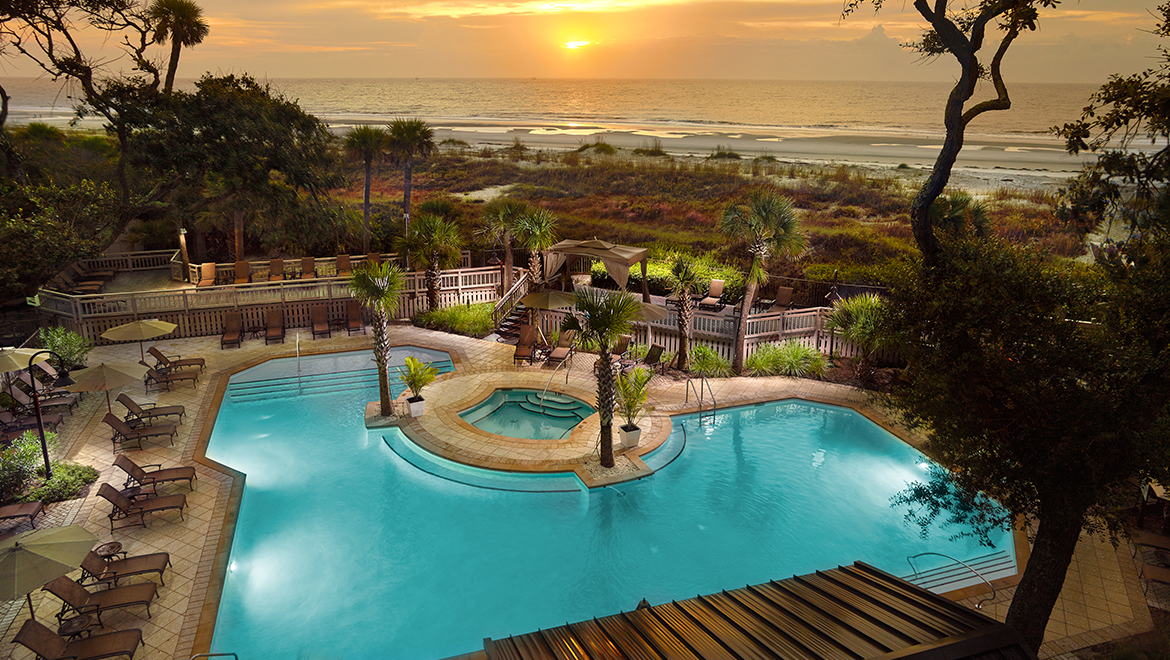 Hilton Head Oceanfront Hotels Pools at Omni Hilton Head