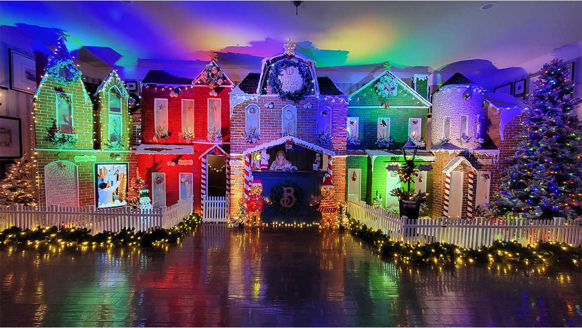 gingerbread display