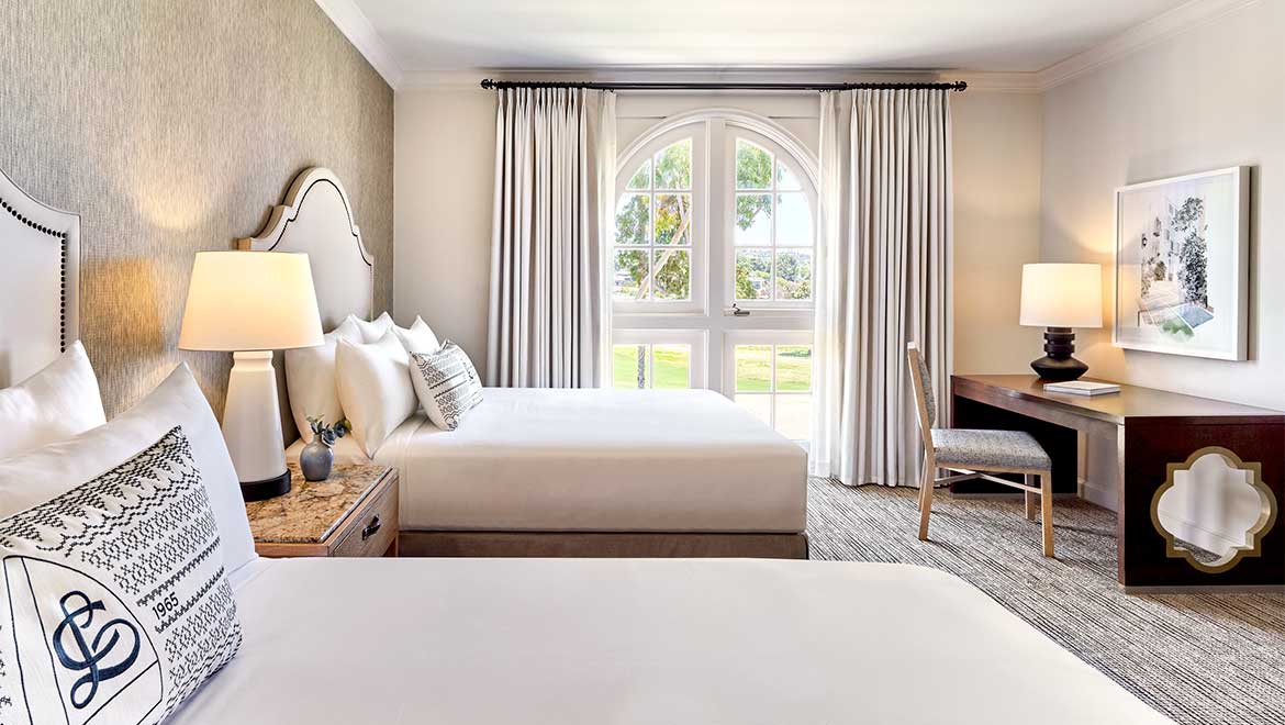 Resort room with two queen beds