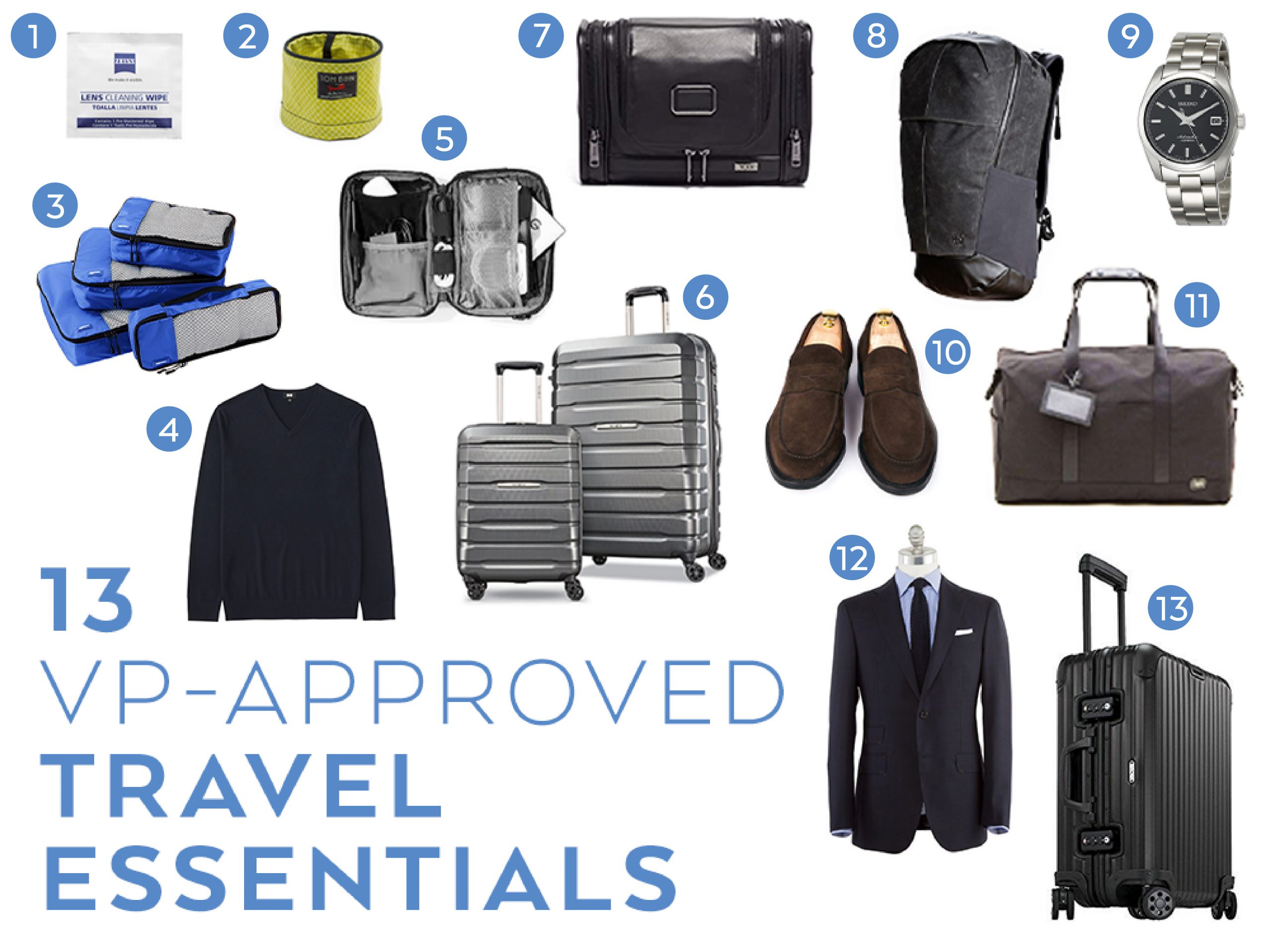 A VP's Ultimate Packing List – 13 Travel Bag Essentials - Unpacked
